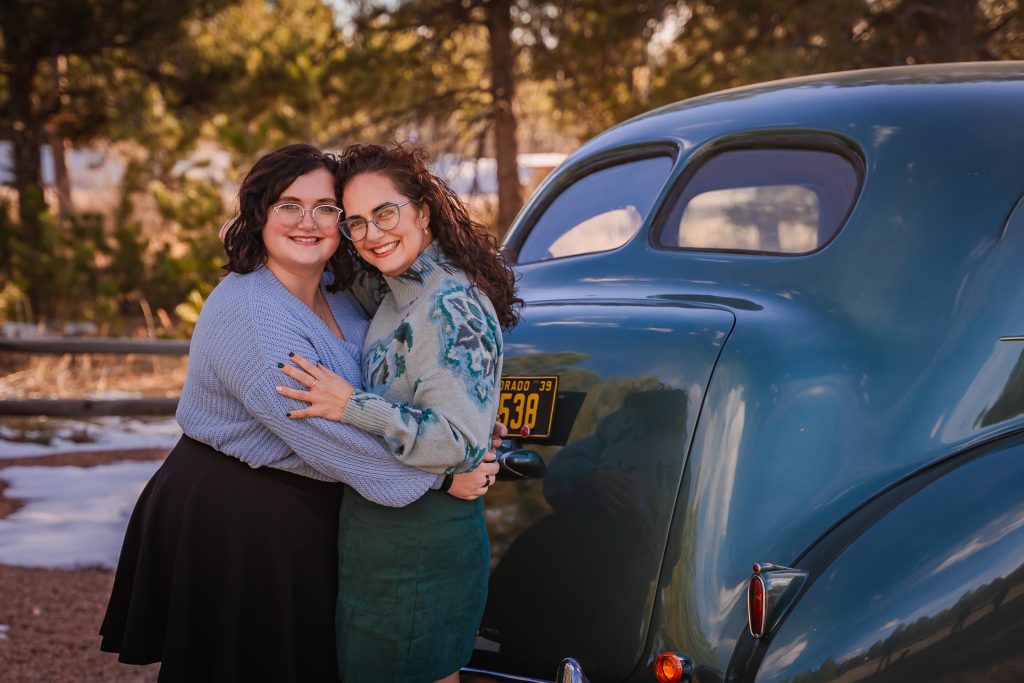 mother and daughter embracing