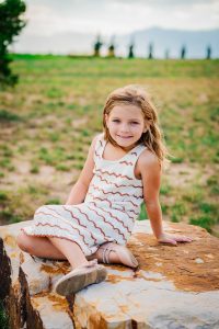 girl smiling for camera